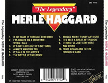 Load image into Gallery viewer, Merle Haggard : The Legendary Merle Haggard (CD, Comp, RE)