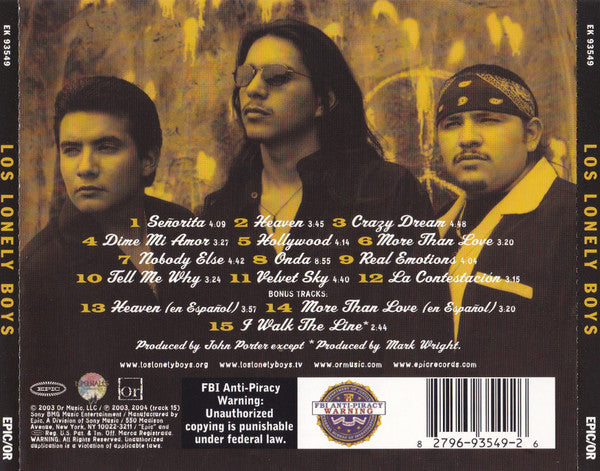 Buy Los Lonely Boys : Los Lonely Boys (CD) Online for a great
