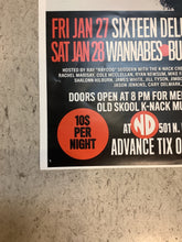 Load image into Gallery viewer, "K-NACK at 20" KNNC FM Reunion Weekend at North Door (Poster)