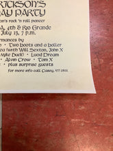 Load image into Gallery viewer, Roky Erickson's Birthday Party at La Zona Rosa - 1993 (Poster)