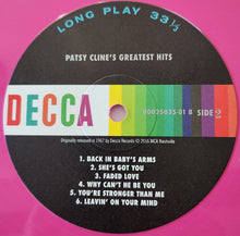 Load image into Gallery viewer, Patsy Cline : Greatest Hits (LP, Comp, RE, Pin)