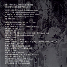 Load image into Gallery viewer, The Fraternal Order Of The All : Greetings From Planet Love (CD, Album)