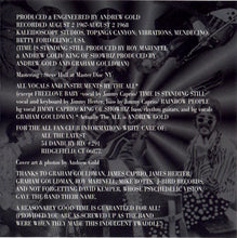 Load image into Gallery viewer, The Fraternal Order Of The All : Greetings From Planet Love (CD, Album)