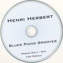 Load image into Gallery viewer, Henri Herbert : Blues Piano Grooves (CD, Album, Promo)