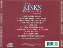 Load image into Gallery viewer, The Kinks : Greatest Hits Volume One (CD, Comp)