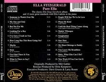 Load image into Gallery viewer, Ella Fitzgerald : Pure Ella (CD, Comp, RE, RM)