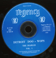 Load image into Gallery viewer, The Diablos : Motor-City Detroit Doo-Wops Vol. 1 (CD, Comp)