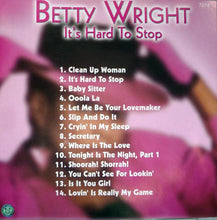Load image into Gallery viewer, Betty Wright : It's Hard To Stop (CD, Comp)