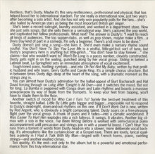 Load image into Gallery viewer, Dusty Springfield : You Don't Have To Say You Love Me (CD, Album, RE, RM)