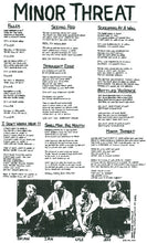 Load image into Gallery viewer, Minor Threat : Minor Threat (7", EP, RE, RM, RP, Red)