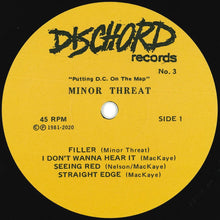 Load image into Gallery viewer, Minor Threat : Minor Threat (7", EP, RE, RM, RP, Red)