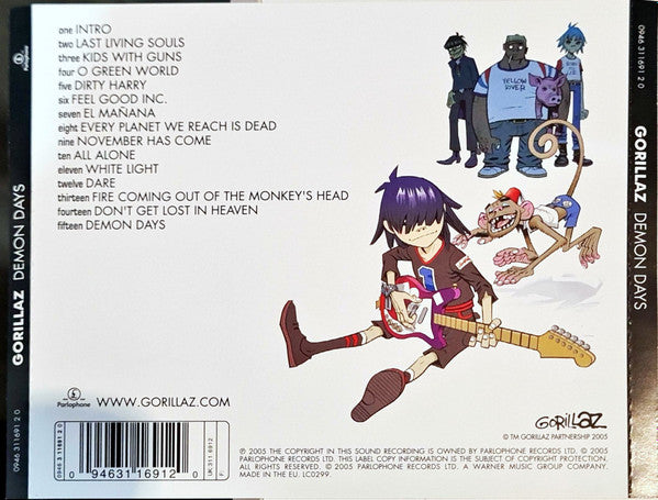 Buy Gorillaz : Demon Days (CD) Online for a great price – Antone's