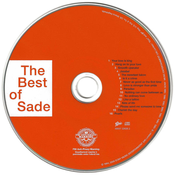 Buy Sade : The Best Of Sade (CD) Online for a great price