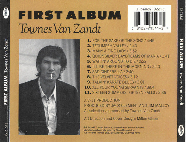 【中古】［CD］For the Sake of the Song Buy Townes Van Zandt : For The Sake Of The Song (CD) Online for a