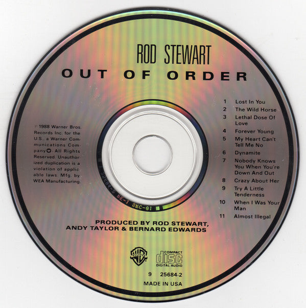 Buy Rod Stewart : Out Of Order (CD) Online for a great price