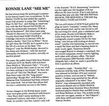 Load image into Gallery viewer, Ronnie Lane : See Me (CD, Album, RE)