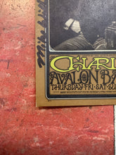 Load image into Gallery viewer, Charlatans, The Youngbloods, The Other Half at Avalon Ballroom - 1967 (Postcard)