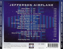 Load image into Gallery viewer, Jefferson Airplane : Somebody To Love (CD, Comp)