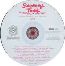 Load image into Gallery viewer, Stephen Sondheim : Sweeney Todd: The Demon Barber Of Fleet Street (Original Cast Recording) (2xCD, Album, RE)