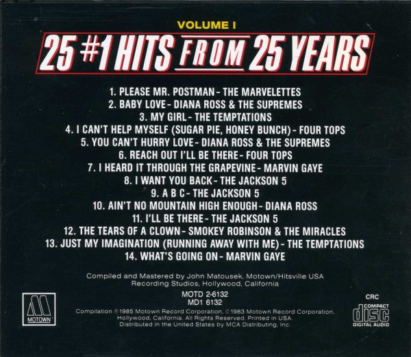 Buy Various : 25 #1 Hits From 25 Years (CD) Online for a great