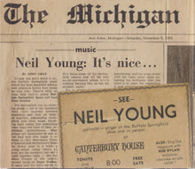 Load image into Gallery viewer, Neil Young : Sugar Mountain (Live At Canterbury House 1968) (HDCD + DVD-V, NTSC + Car)