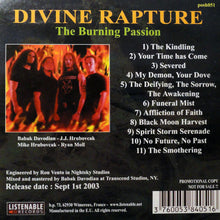 Load image into Gallery viewer, Divine Rapture : The Burning Passion (CD, Album, Promo)