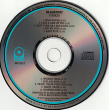 Load image into Gallery viewer, Blackfoot (3) : Strikes (CD, Album, RE, RP, Cin)