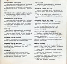 Load image into Gallery viewer, Doug Sahm : San Antonio Rock - The Harlem Recordings 1957-1961 (CD, Comp)