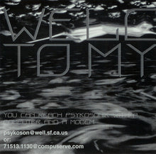 Load image into Gallery viewer, Psykosonik : Welcome To My Mind (CD, Maxi)