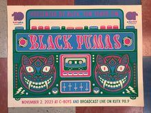 Load image into Gallery viewer, Black Pumas at C-Boys - 2023 (Poster)