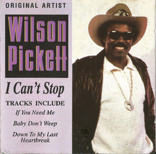 Load image into Gallery viewer, Wilson Pickett : I Can't Stop (CD, Album)