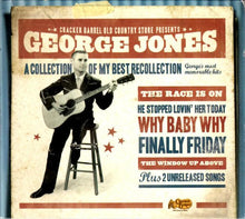 Load image into Gallery viewer, George Jones (2) : A Collection Of My Best Recollection (George's Most Memorable Hits) (CD, Comp)
