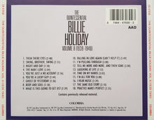 Load image into Gallery viewer, Billie Holiday : The Quintessential Billie Holiday, Volume 8 (1939-1940) (CD, Album, Comp, Mono, RE, RM)