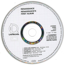 Load image into Gallery viewer, Renaissance (4) : Renaissance's First Album (CD, Album, RE)
