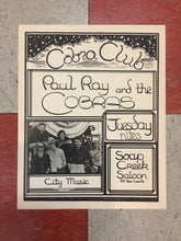 Load image into Gallery viewer, Paul Ray and The Cobras at Soap Creek Saloon (Poster)