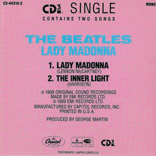 Load image into Gallery viewer, The Beatles : Lady Madonna (CD, Mini, Single, Mono)
