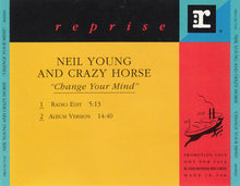 Load image into Gallery viewer, Neil Young And Crazy Horse : Change Your Mind (CD, Single, Promo)
