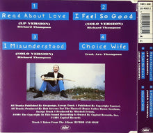 Load image into Gallery viewer, Richard Thompson : Read About Love (CD, Single)
