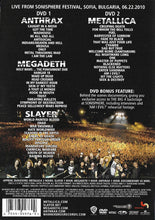 Load image into Gallery viewer, Metallica, Slayer, Megadeth, Anthrax : The Big 4: Live From Sofia, Bulgaria (2xDVD-V, NTSC)