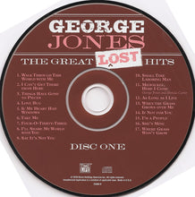 Load image into Gallery viewer, George Jones (2) : The Great Lost Hits (2xCD, Comp)