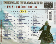 Load image into Gallery viewer, Merle Haggard : I'm A Lonesome Fugitive (CD, Comp)