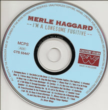 Load image into Gallery viewer, Merle Haggard : I'm A Lonesome Fugitive (CD, Comp)