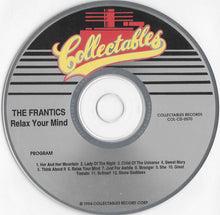 Load image into Gallery viewer, The Frantics (4) : Relax Your Mind (CD, Album)