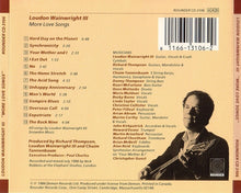 Load image into Gallery viewer, Loudon Wainwright III : More Love Songs (CD, Album)