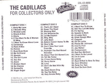 Load image into Gallery viewer, The Cadillacs : For Collectors Only (3xCD, Comp)