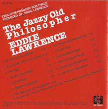 Load image into Gallery viewer, Eddie Lawrence : The Jazzy Old Philosopher (CD, Album)