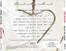 Load image into Gallery viewer, Reba McEntire : Read My Mind (CD, Album, Club)