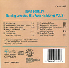 Load image into Gallery viewer, Elvis Presley : Burning Love And Hits From His Movies Vol. 2 (CD, Comp, RM)