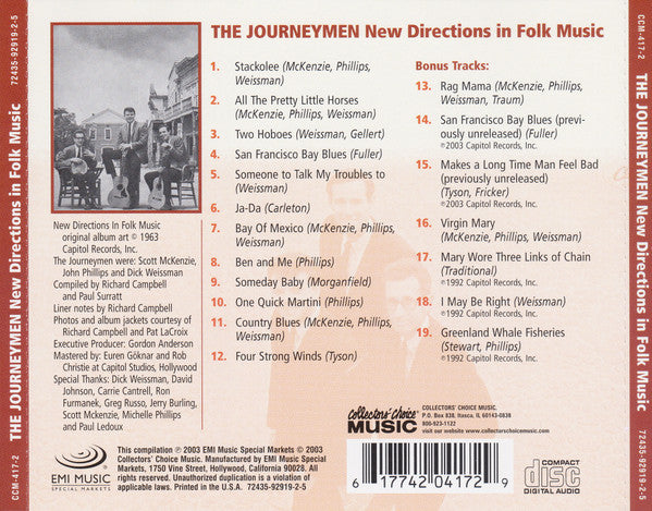 Buy The Journeymen : New Directions In Folk Music (CD) Online for