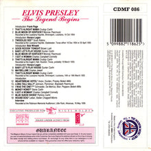 Load image into Gallery viewer, Elvis Presley : The Legend Begins (CD, Comp)